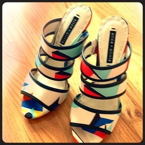 Alice & Olivia strappy heels